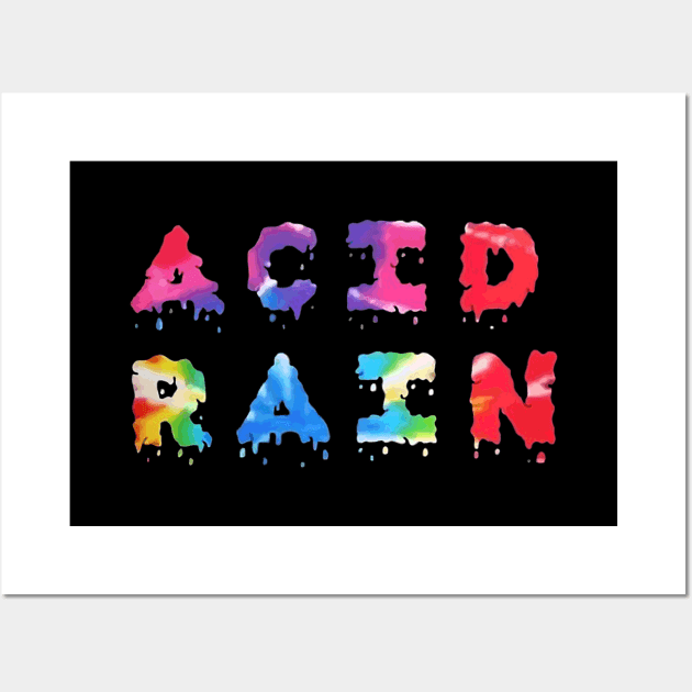 Acid Rain - Rainbow Art Wall Art by AlmaHodges